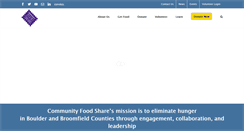 Desktop Screenshot of communityfoodshare.org